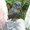 Gartenfigur "Uhu Stehend" Von Rottenecker, Bronze, Höhe: 29 Cm -Gardena Verkaufsgeschäft 0980305927 Uhu stehend 55979