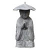 Mönch Betend Stehend, Grau, Steinguss, 60 X 27 X 22 Cm -Gardena Verkaufsgeschäft 0980306178 stehender Moench betend mit Hut 1 100493
