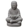 Buddha-Statue, Trockensteinguss, 33 X 30 X 54 Cm -Gardena Verkaufsgeschäft 0980306820 buddha statue aus trockensteinguss 1 123367