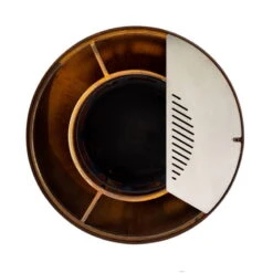 Edelstahl-Feuerstelle 'TRIA', Rost, 100 X 55 X 100 Cm -Gardena Verkaufsgeschäft 3920100752 Feuerstelle TRIA rost ca100x55x100cm 7 125234