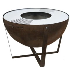 Feuerschale 'Dakota', Rostfarben, Ca. 60 X Ø 80 Cm -Gardena Verkaufsgeschäft 3920100762 Feuerstelle Dakota ca 80cm rund 2 118575