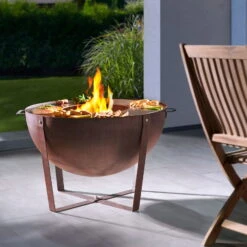 Feuerschale 'Dakota', Rostfarben, Ca. 60 X Ø 80 Cm -Gardena Verkaufsgeschäft 3920100762 Feuerstelle Dakota ca 80cm rund 3 118574