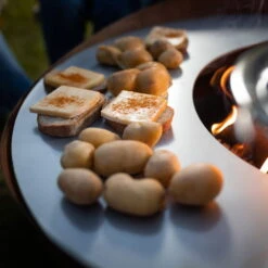 Feuerstelle 'Wave', Rost, Edelstahl, Ca. 100 X 55 X 100 Cm -Gardena Verkaufsgeschäft 3920100768 Feuerstelle WAVE rost ca100x55x100cm 1 125244